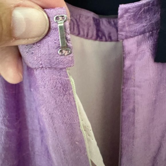 New Handmade Woman’s Lavender Silk Dress Top&Skirt, Sz S/M - Picture 11 of 16